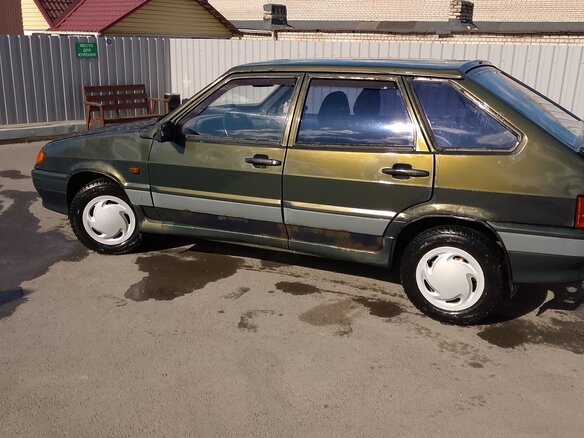 2006 Lada (ВАЗ) 2114, зелёный, 163000 рублей - вид 7