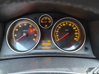 2008 Opel Astra H Рестайлинг, синий, 450000 рублей, вид 4