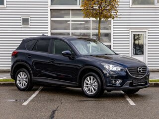 2017 Mazda CX-5 I Рестайлинг, синий, 1636000 рублей, вид 3