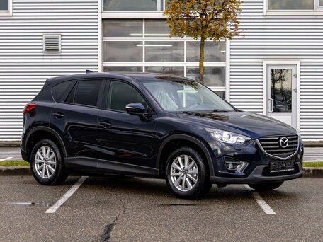 2017 Mazda CX-5 I Рестайлинг, синий, 1636000 рублей, вид 3