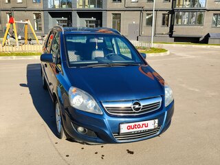 2011 Opel Zafira B Рестайлинг, синий, 680000 рублей, вид 3
