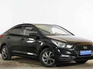 2017 Hyundai Solaris II, чёрный, 1299000 рублей, вид 1