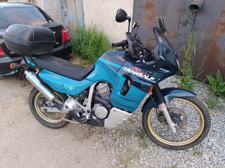 1994 Honda Transalp 400, зелёный, 290000 рублей, вид 2