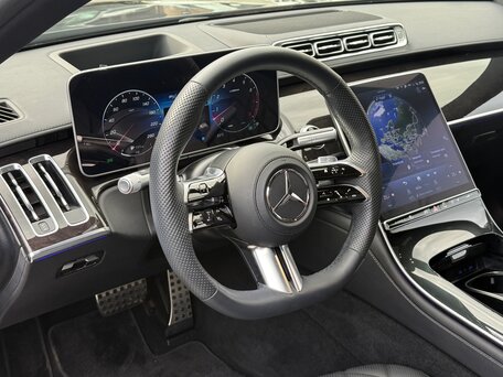 2025 Mercedes-Benz S-Класс 500 Long 4MATIC VII (W223), чёрный, 14100000 рублей, вид 4