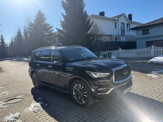2018 Infiniti QX80 I Рестайлинг 2, чёрный, 4350000 рублей, вид 2