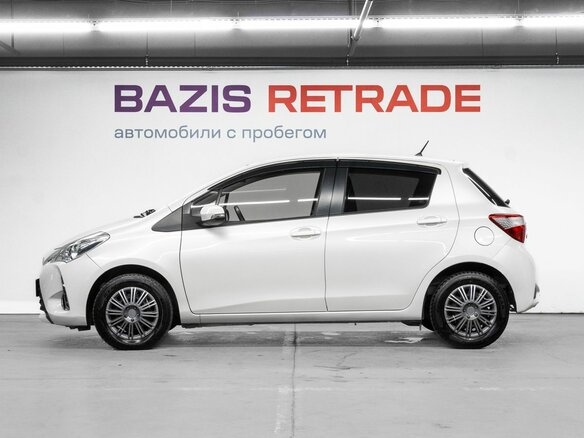 2018 Toyota Vitz III (XP130) Рестайлинг 2, белый - вид 7
