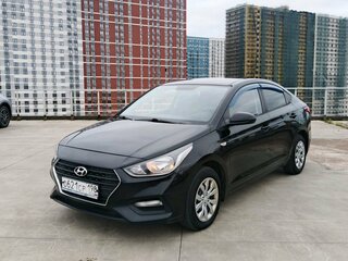 2018 Hyundai Solaris II, чёрный, 1150000 рублей, вид 1