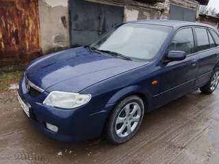 2001 Mazda 323 VI (BJ) Рестайлинг, синий, 250000 рублей, вид 1