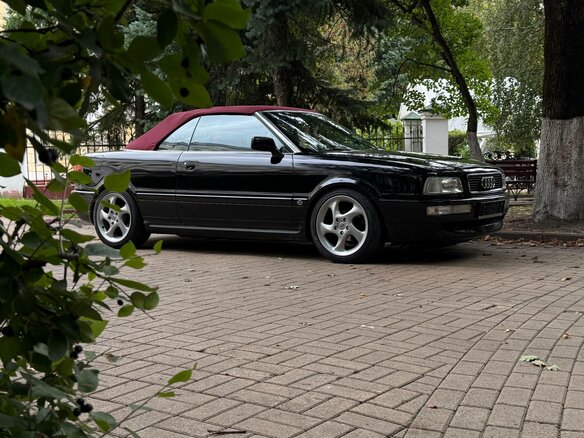 1992 Audi Cabriolet, чёрный - вид 2