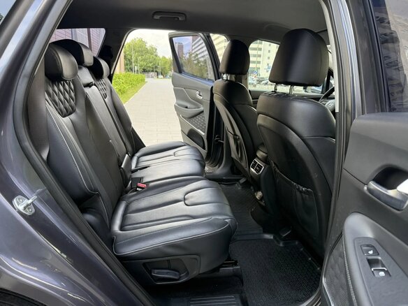 2021 Hyundai Santa Fe IV Рестайлинг, синий - вид 12