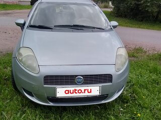 2007 Fiat Punto III Grande Punto, серебристый, 350000 рублей, вид 1