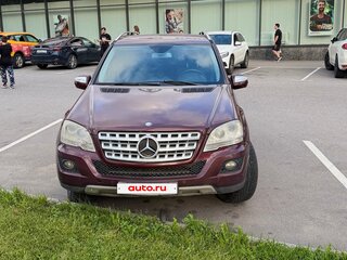 2009 Mercedes-Benz M-Класс 350 II (W164) Рестайлинг, пурпурный, 800000 рублей, вид 2