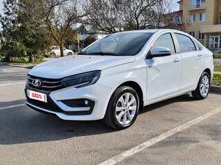 2024 Lada (ВАЗ) Vesta I Рестайлинг (NG), белый, 1450000 рублей, вид 2