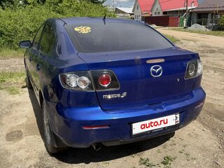 2006 Mazda 3 I (BK) Рестайлинг, синий, 420000 рублей, вид 4