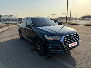 2018 Audi Q7 II (4M), синий, 4250000 рублей, вид 1