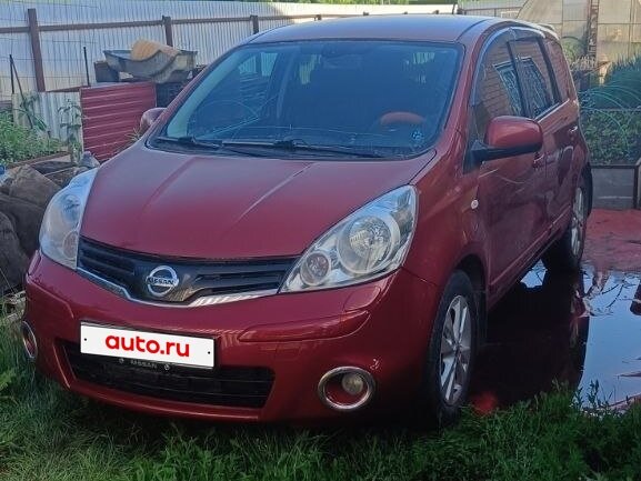 2012 Nissan Note I Рестайлинг, пурпурный, 800000 рублей
