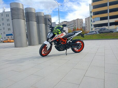 2018 KTM 390 Duke, белый, 360000 рублей, вид 3