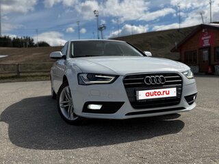 2013 Audi A4 IV (B8) Рестайлинг, белый, 1425000 рублей, вид 1