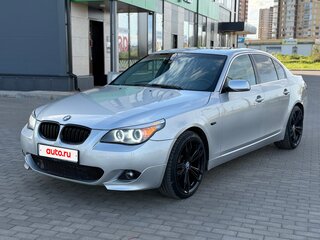 2008 BMW 5 серии 528i V (E60/E61) Рестайлинг, серый, 929000 рублей, вид 2