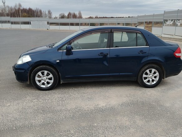 2008 Nissan Tiida I, синий - вид 13