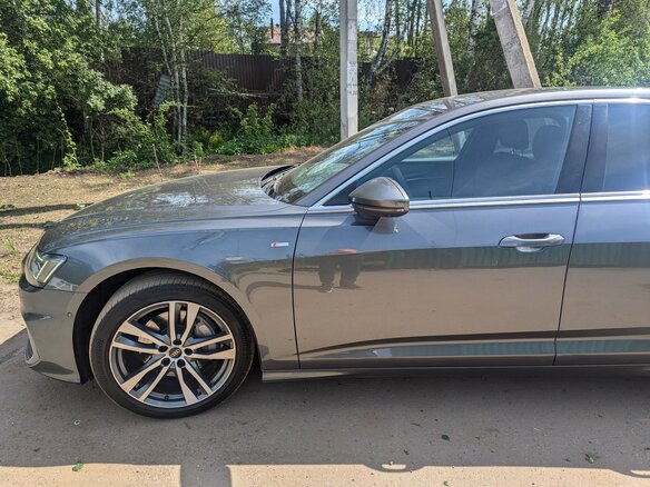 2021 Audi A6 45 TFSI V (C8), серый, 4650000 рублей - вид 1