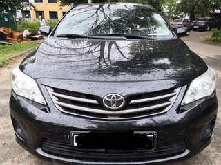 2013 Toyota Corolla X (E140, E150) Рестайлинг, чёрный, 1380000 рублей, вид 2