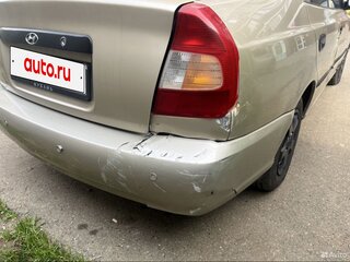 2004 Hyundai Accent ТагАЗ II, бежевый, 255000 рублей, вид 2