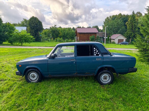 2005 Lada (ВАЗ) 2107, синий, 120000 рублей - вид 7