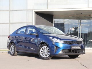 2022 Kia Rio IV Рестайлинг, синий, 1775000 рублей, вид 3