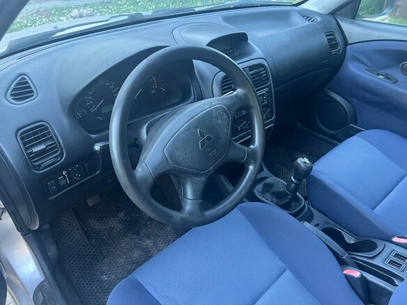 2003 Mitsubishi Carisma I Рестайлинг, серебристый - вид 7