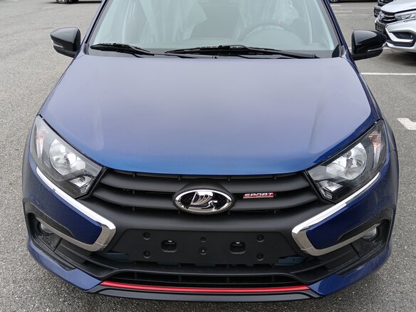 2026 Lada (ВАЗ) Granta Sport I Рестайлинг, синий, 1657000 рублей - вид 2