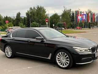 2016 BMW 7 серии 750i xDrive VI (G11/G12), чёрный, 2350000 рублей, вид 4
