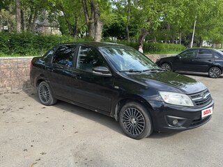 2015 Lada (ВАЗ) Granta I, чёрный, 460000 рублей, вид 5