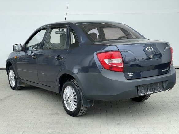 2012 Lada (ВАЗ) Granta I, синий, 356000 рублей - вид 7