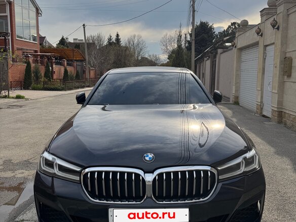 2022 BMW 5 серии 520i VII (G30/G31/G38) Рестайлинг, синий, 5400000 рублей