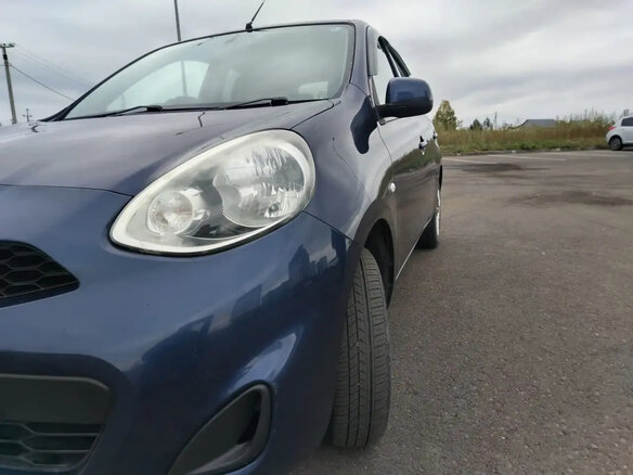 2018 Nissan March IV (K13) Рестайлинг, синий, 850000 рублей - вид 8