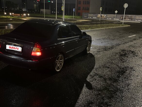 2008 Hyundai Accent ТагАЗ II, синий, 520000 рублей - вид 17