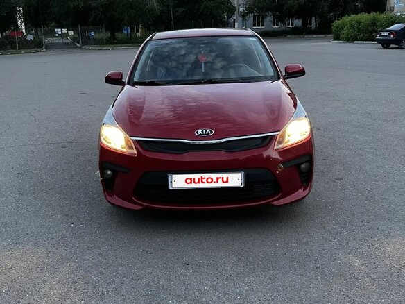 2017 Kia Rio IV, красный, 1100000 рублей