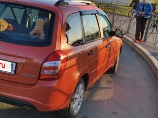 2018 Lada (ВАЗ) Kalina II, оранжевый, 485000 рублей, вид 4