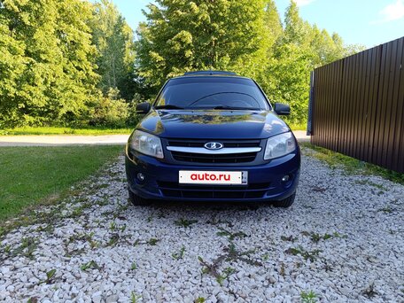 2013 Lada (ВАЗ) Granta I, синий, 450000 рублей, вид 1
