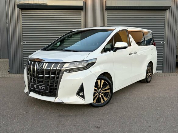 2021 Toyota Alphard III Рестайлинг, белый