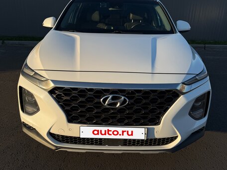 2018 Hyundai Santa Fe IV, белый, 2500000 рублей, вид 2