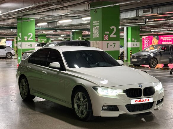 2016 BMW 3 серии 320i xDrive VI (F3x) Рестайлинг, белый, 1700000 рублей - вид 4