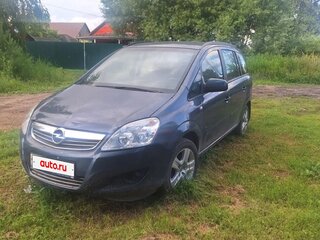 2010 Opel Zafira B Рестайлинг, синий, 507000 рублей, вид 1
