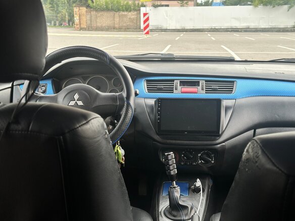 2006 Mitsubishi Lancer IX Рестайлинг, синий, 240000 рублей - вид 13
