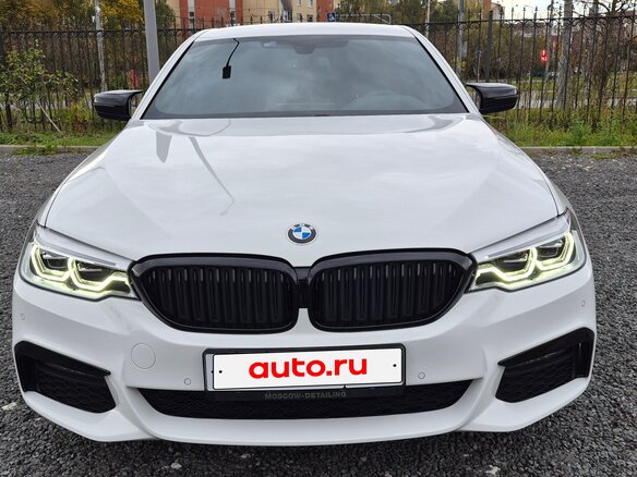 2019 BMW 5 серии 530d xDrive VII (G30/G31/G38), белый - вид 3