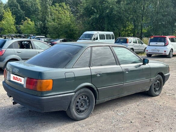 1989 Audi 80 IV (B3), зелёный - вид 3