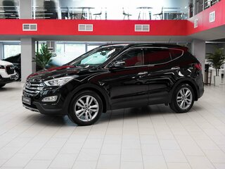 2013 Hyundai Santa Fe III, чёрный, 1590000 рублей, вид 1