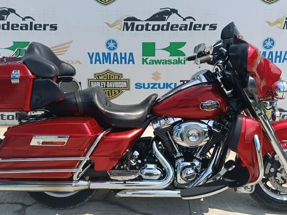 2008 Harley-Davidson Electra Glide, красный, 670000 рублей - вид 10