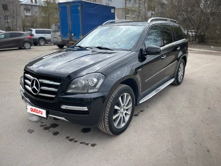 2012 Mercedes-Benz GL-Класс 350 I (X164) Рестайлинг, чёрный, 2100000 рублей, вид 1